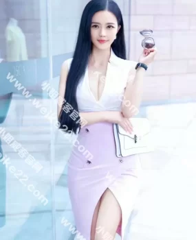 双井兰兰，颜值高的服务系美女